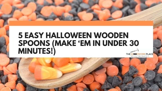 halloween wooden spoons