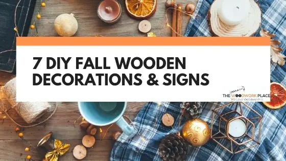 fall wooden signs