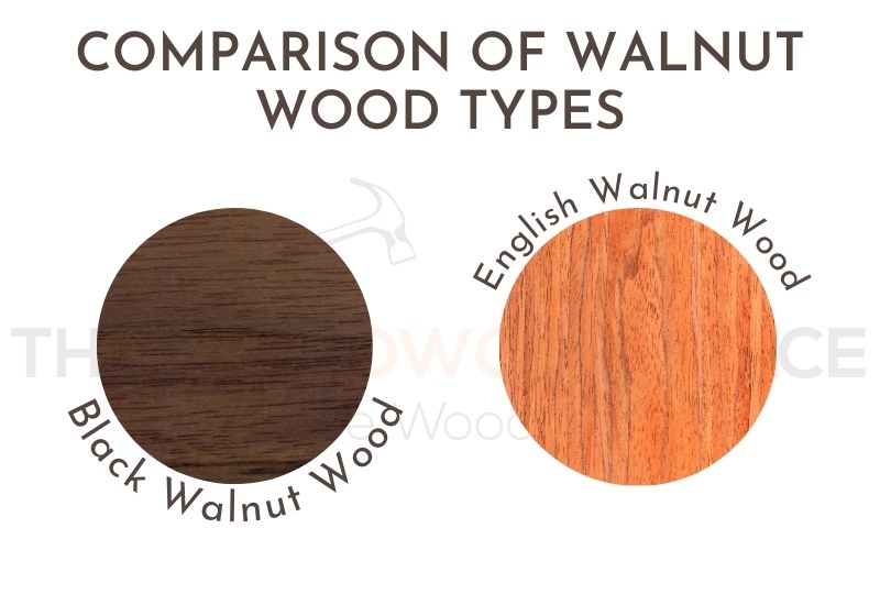Comparison of Walnut Wood Grain