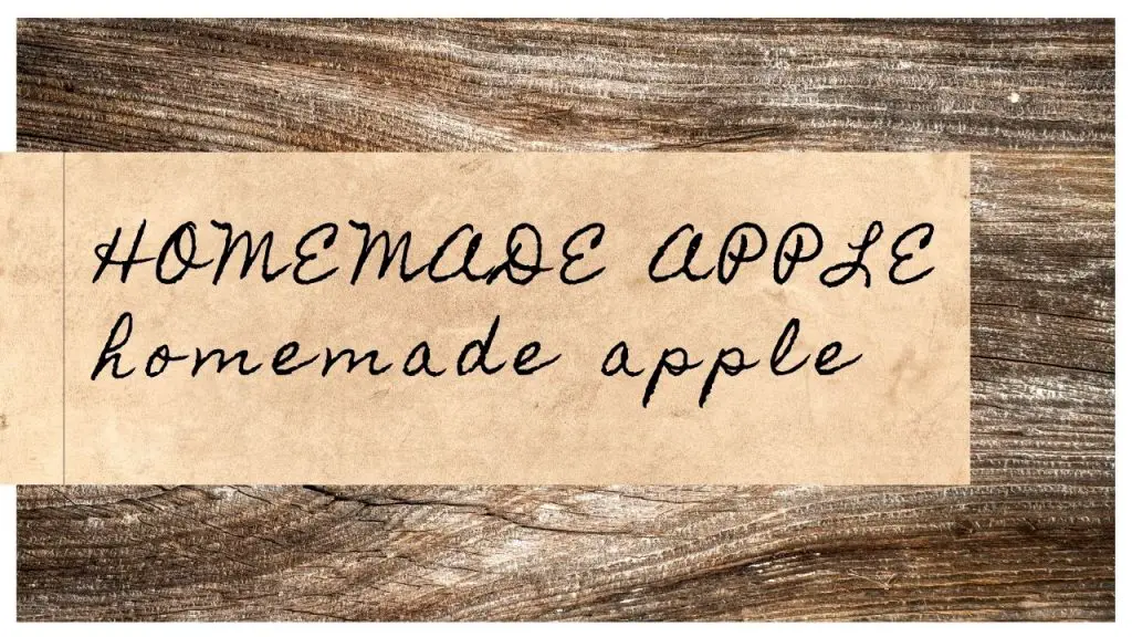 Homemade Apple Font