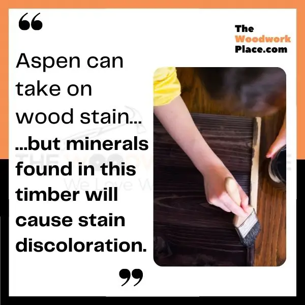 Why Staining Aspen Wood Can Be Tricky (+ What You Should Do Instead)