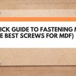 fastening mdf