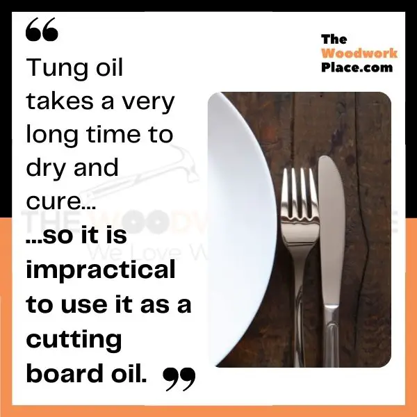 tung oil cutting board