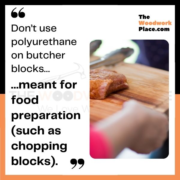 polyurethane butcher block
