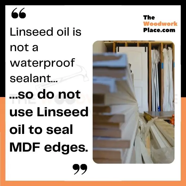 linseed oil on mdf 