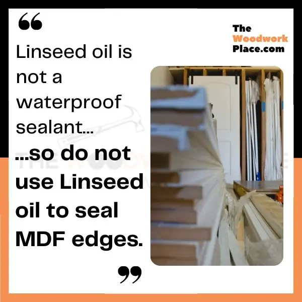 linseed oil on mdf