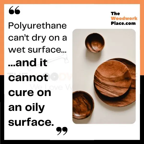polyurethane over mineral oil
