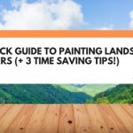 A Quick Guide To Painting Landscape Timbers (+ 3 Easy Time Saving Tips!)