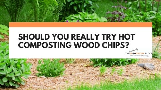 hot composting wood chips