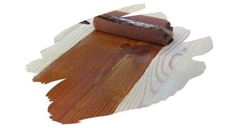 can you stain landscape timbers