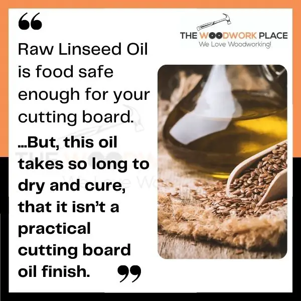 is linseed oil food safe