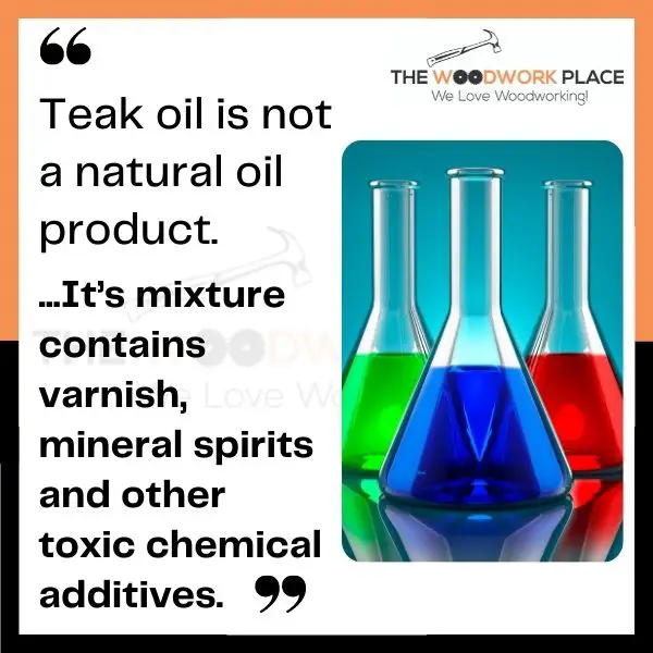 is teak oil food safe 