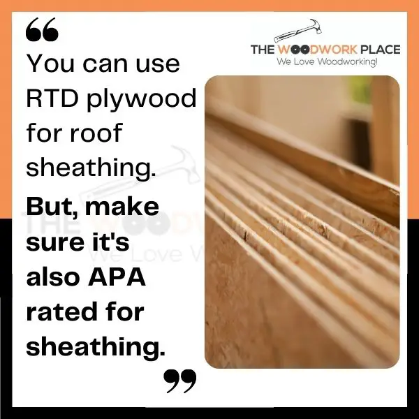 rtd plywood for roof