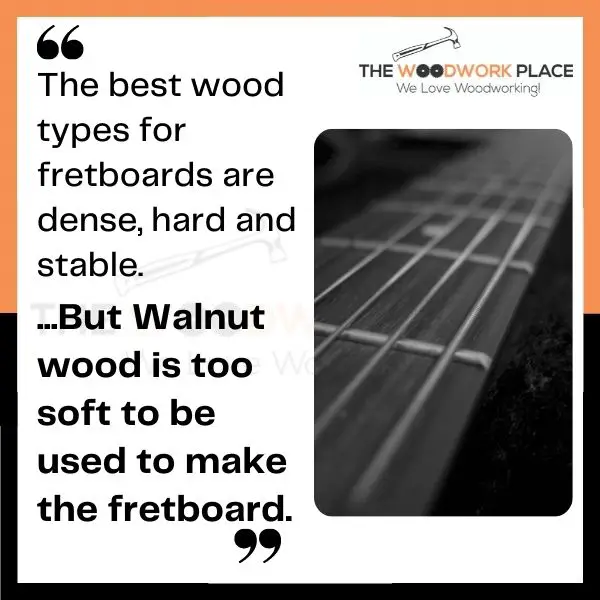 walnut fretboard vs rosewood 