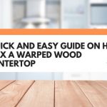 how to fix warped wood countertop