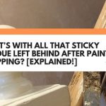 sticky residue after paint stripping