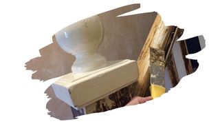 sticky residue after paint stripping